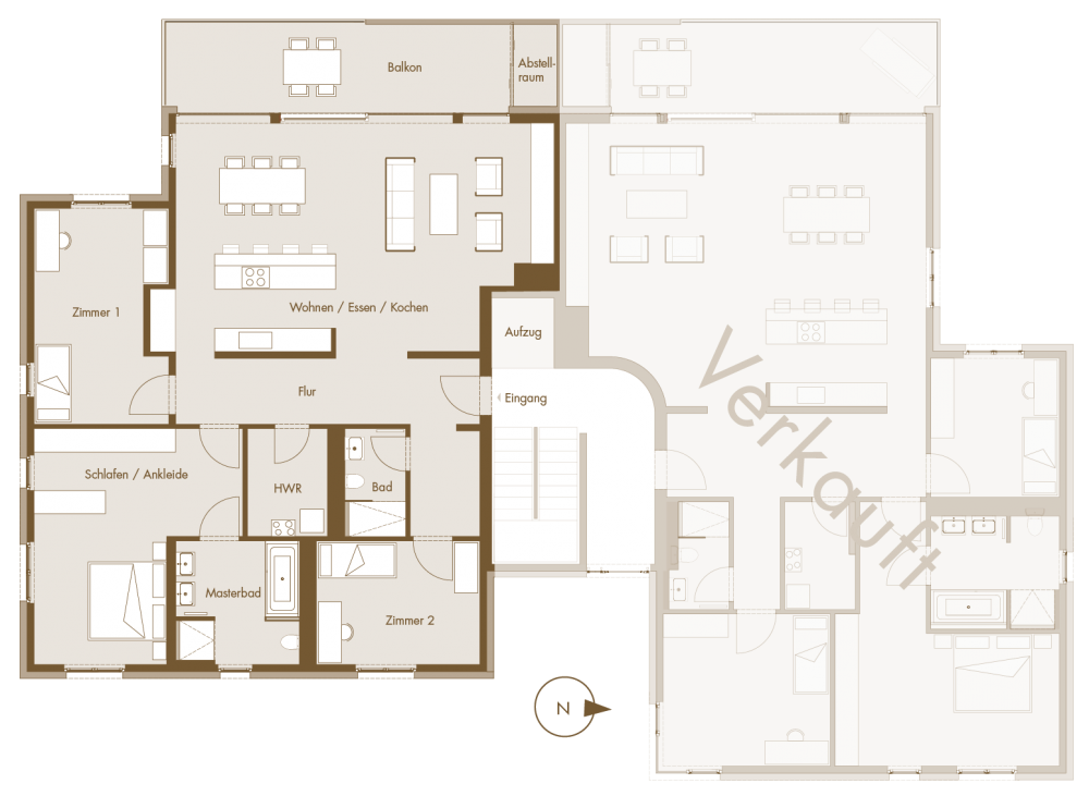 Obergeschoß tkw Othmarschen in Hamburg